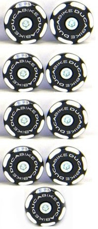 DBK Special Parts (Ducabike) Contrast Cut Frame Plug Kit for the Ducati Streetfighter 1098 / 848