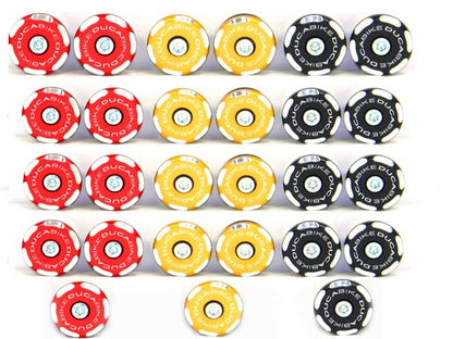 DBK Special Parts (Ducabike) Contrast Cut Frame Plug Kit for the Ducati Streetfighter 1098 / 848