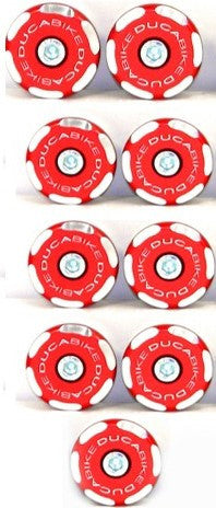 DBK Special Parts (Ducabike) Contrast Cut Frame Plug Kit for the Ducati Streetfighter 1098 / 848