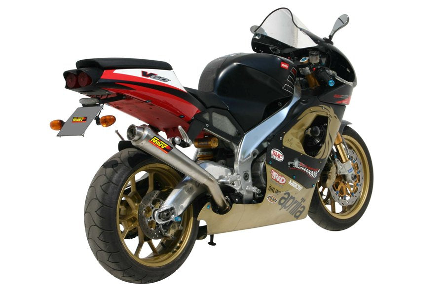 MIVV Slip-on, X-cone Stainless Steel, Standard Exhaust For Aprilia RSV 1000 1998-2003