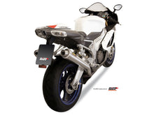 MIVV 2 Slip-on, X-cone Stainless Steel, Standard Exhaust For Aprilia RSV 1000 04-08, Tuono Fighter 1000 06-10