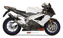 MIVV 2 Slip-on, GP Black, Standard Exhaust For Aprilia RSV 1000 04-08 and Tuono Fighter 1000 06-10