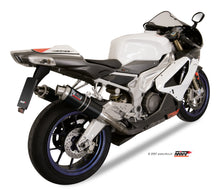 MIVV 2 Slip-on, GP Black, Standard Exhaust For Aprilia RSV 1000 04-08 and Tuono Fighter 1000 06-10