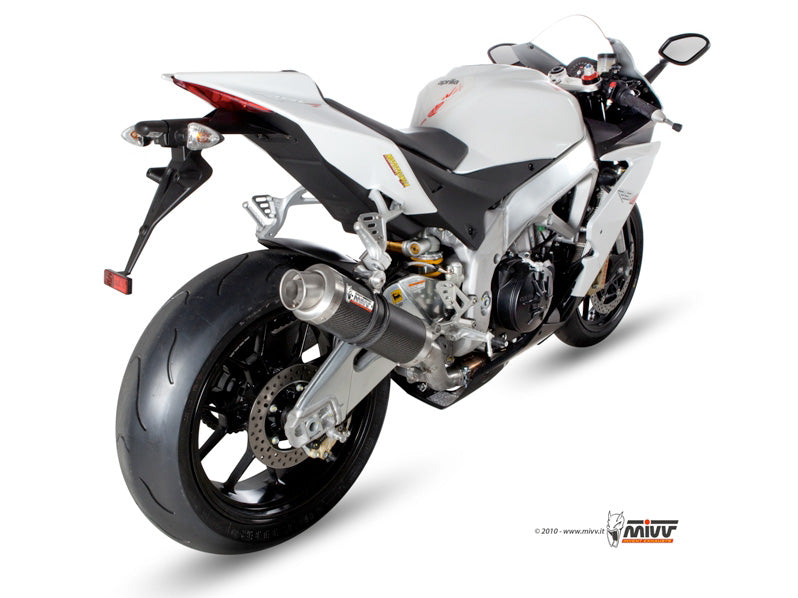MIVV Slip-on, GP Carbon, Standard Exhaust For Aprilia RSV4 2009-2016