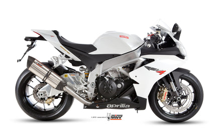 MIVV Slip-on, Suono Stainless Steel, Standard Exhaust For Aprilia RSV4 2009-2016