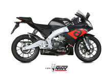MIVV Slip-on, Delta Race Black, Standard Exhaust For Aprilia RS 125 2017-2020