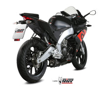 MIVV Slip-on, Delta Race Black, Standard Exhaust For Aprilia RS 125 2017-2020