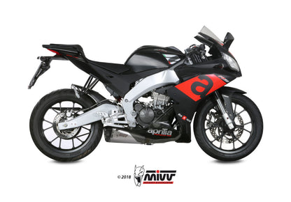 MIVV Slip-on, Delta Race Stainless Steel, Standard Exhaust For Aprilia RS 125 2017-2020