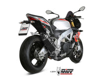 MIVV Slip-on, Speed Edge Black, Standard Exhaust For Aprilia Tuono V4 1100 2018-2020