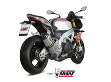 MIVV Slip-on, Speed Edge Titan, Standard Exhaust For Aprilia Tuono V4 1100 2018-2020