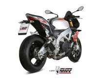 MIVV Slip-on, MK3 Black, Standard Exhaust For Aprilia Tuono V4 1100 2018-2020