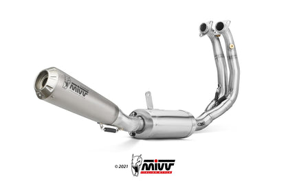 MIVV Full System 1x1, X-M1 Titan, Alto/High up Exhaust For Aprilia RS 660 20-21, Tuono 660 21