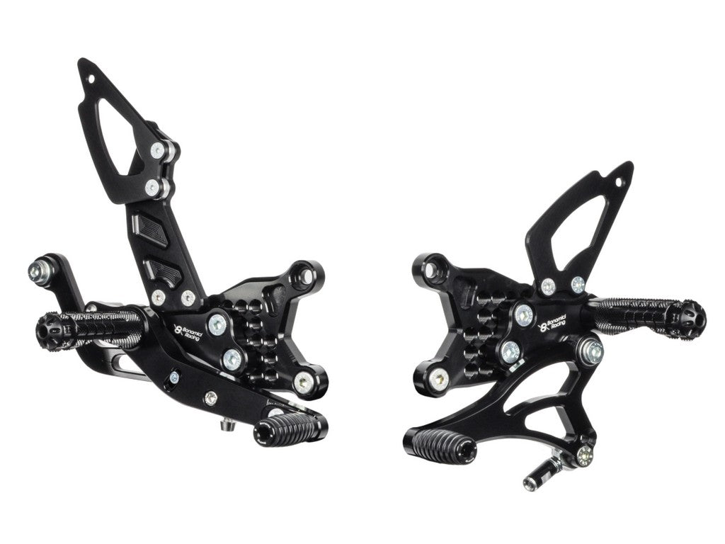 Bonamici Racing Aluminium Rearsets for the Aprilia RSV4 RF 2017-2020