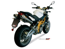 MIVV X-Cone Stainless Steel, 2 Slip-On, Standard Position Exhaust For Aprilia Shiver 750 2008-2020