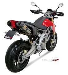MIVV Sound Inox, 2 Slip-On, Under The Saddle Position Exhaust For Aprilia Dorsoduro 750 2008-2020