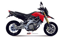 MIVV Suono Black Stainless Steel, 2 Slip-On, Underseat Position Exhaust For Aprilia Dorsoduro 750 2008-2020