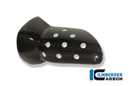 Ilmberger Carbon Front Silencer Exhaust Protector, Carbon for the BMW K 1300 R/S 2008-2024