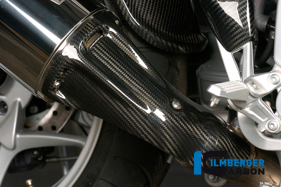 Ilmberger Carbon Front Silencer Protector, Carbon for the BMW K 1200 R/S '05-08, K 1300 R/S '08-24
