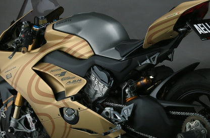 AELLA Carbon Fiber Frame Cover Heat Shields for the Pangiale V4 / S / Speciale (18-19)