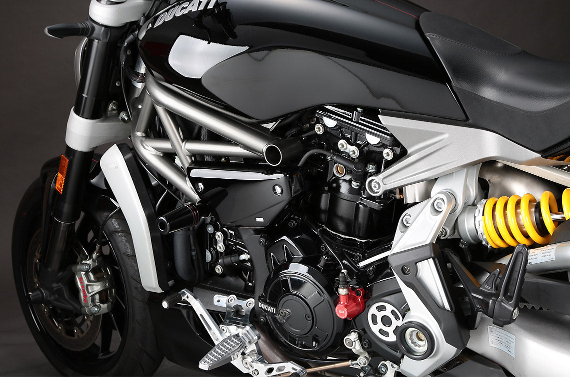 AELLA ETC (Electronic Toll) Case XDiavel / Diavel 1260 - Black Gel Coat only (ready for painting)