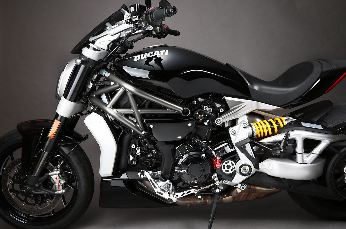 AELLA ETC (Electronic Toll) Case XDiavel / Diavel 1260 - Black Gel Coat only (ready for painting)