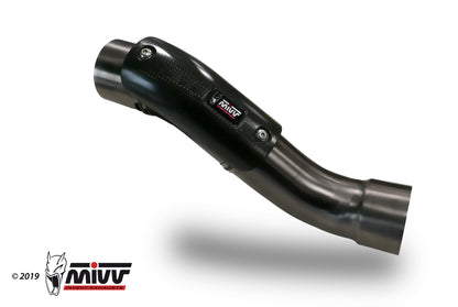 MIVV Carbon heatshield For Mivv Exhausts For Aprilia Tuareg 660, Ducati Monster 821 / 1200, Honda XL750 Transalp, and Husqvarna Norden 901