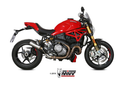 MIVV Carbon heatshield For Mivv Exhausts For Aprilia Tuareg 660, Ducati Monster 821 / 1200, Honda XL750 Transalp, and Husqvarna Norden 901