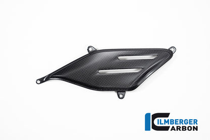 Ilmberger Carbon Panel Exhaust Cover, Right Bellypan for the Ducati Panigale V4,V4 R,V4 S '22