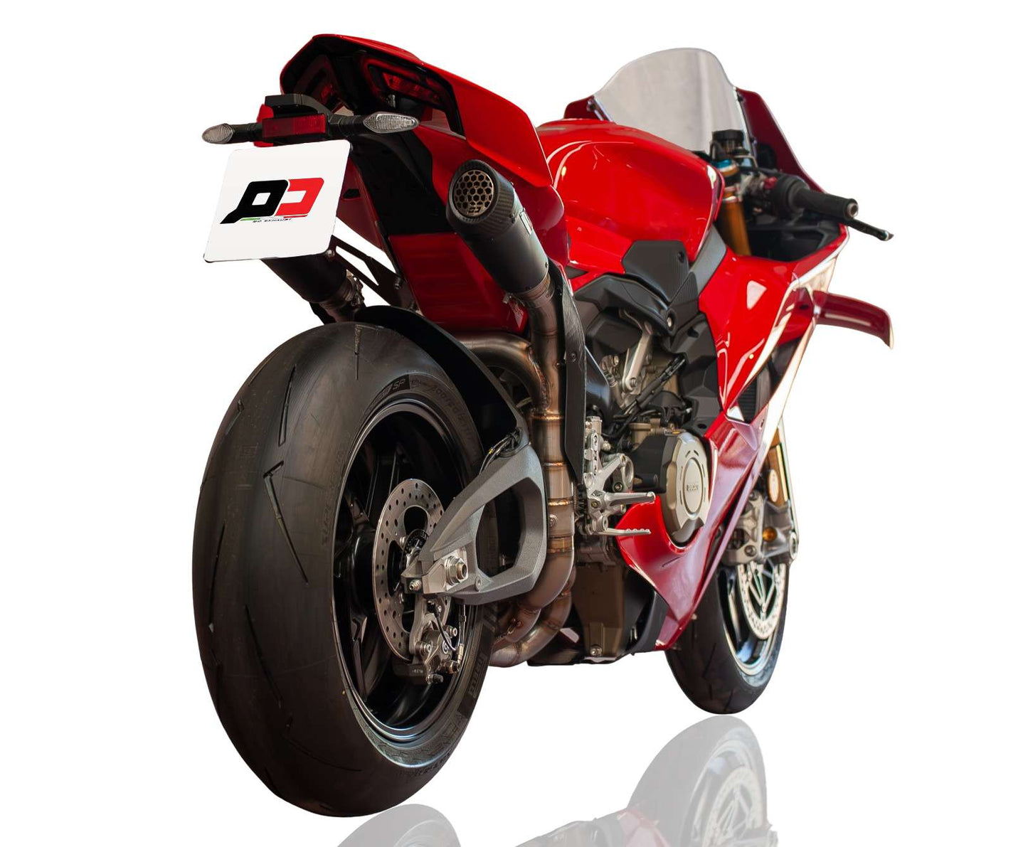 QD Exhaust Twin GUNSHOT DARK MATTER Semi-Full Exhaust for the Ducati Panigale / Streetfighter V4 (2025+)