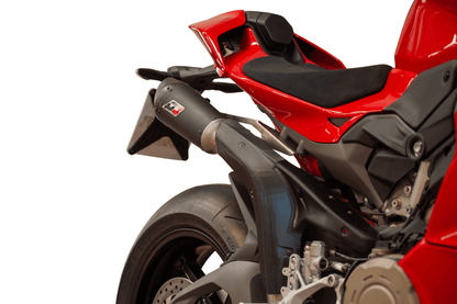 QD Exhaust Twin GUNSHOT DARK MATTER Semi-Full Exhaust for the Ducati Panigale / Streetfighter V4 (2025+)