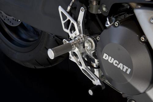 AELLA Riding Step Kit (Rearsets) for the Ducati Monster 696 2010+
