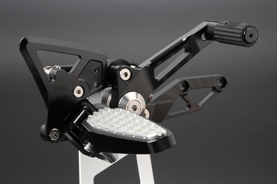 AELLA Riding Step Kit for the Ducati XDiavel (not Rearsets but in this strange case - Forward Controls)