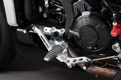 AELLA Riding Step Kit for the Ducati XDiavel (not Rearsets but in this strange case - Forward Controls)