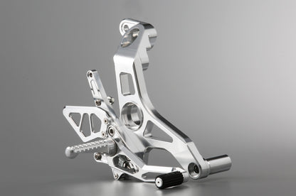 AELLA Riding Step Kit (Rearsets) for the Ducati Monster 1200R - Polished
