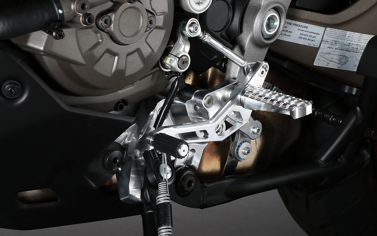 AELLA Riding Step Kit (Rearsets) for the Ducati Multistrada 1200 / 950 / DVT