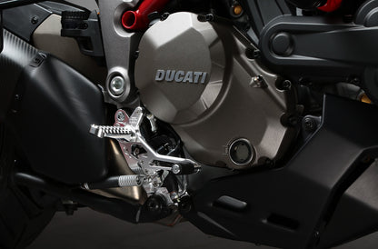 AELLA Riding Step Kit (Rearsets) for the Ducati Multistrada 1200 / 950 / DVT