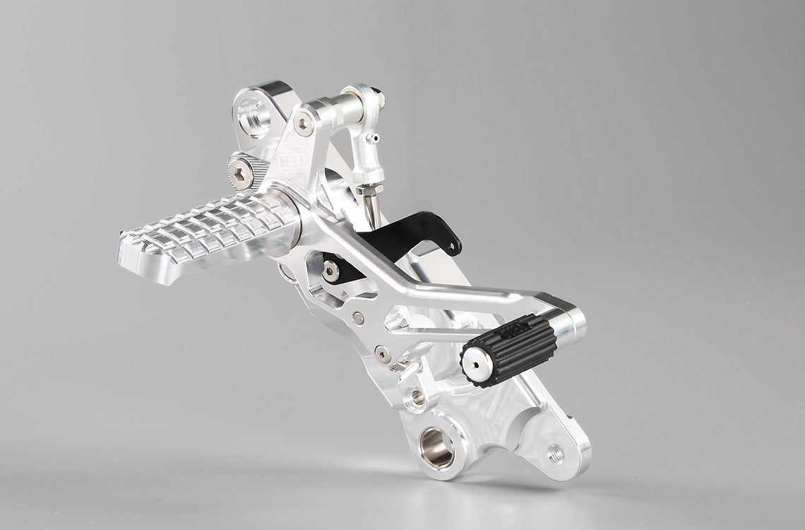 AELLA Riding Step Kit (Rearsets) for the Ducati Multistrada 1200 / 950 / DVT - Polished