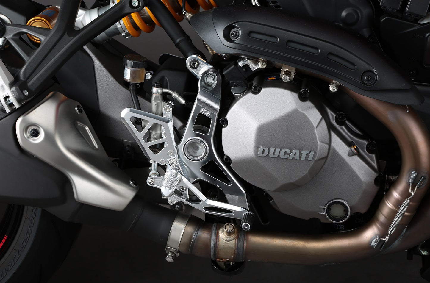 AELLA Riding Step Kit (Rearsets) for the Ducati Monster 1200 17+