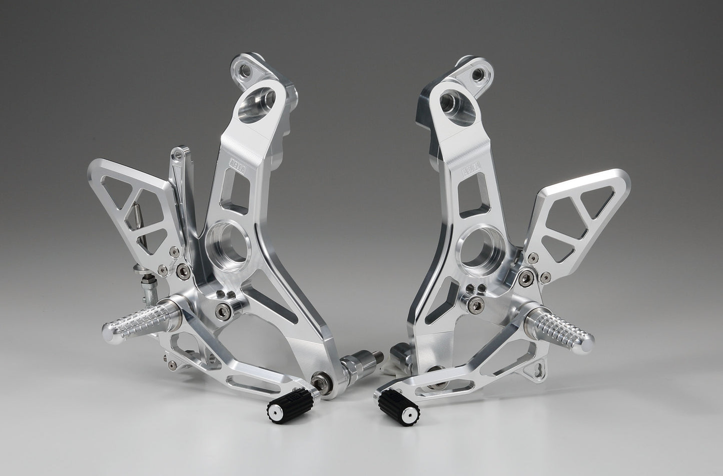 AELLA Riding Step Kit (Rearsets) for the Ducati Supersport 939 / 950 - Polished