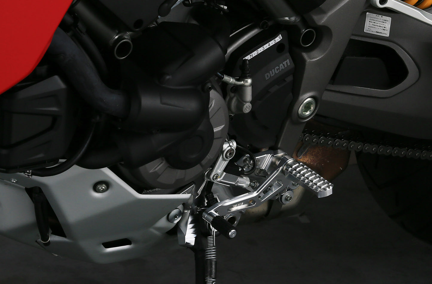 AELLA Riding Step Kit (Rearsets) for the Ducati Multistrada 1260 / 950 S