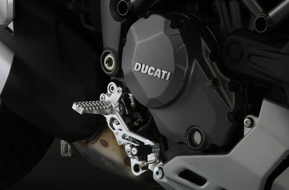 AELLA Riding Step Kit (Rearsets) for the Ducati Multistrada 1260 / 950 S