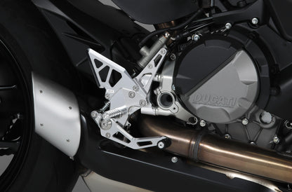 AELLA Riding Step Kit (Rearsets) for the Ducati Streetfighter V2