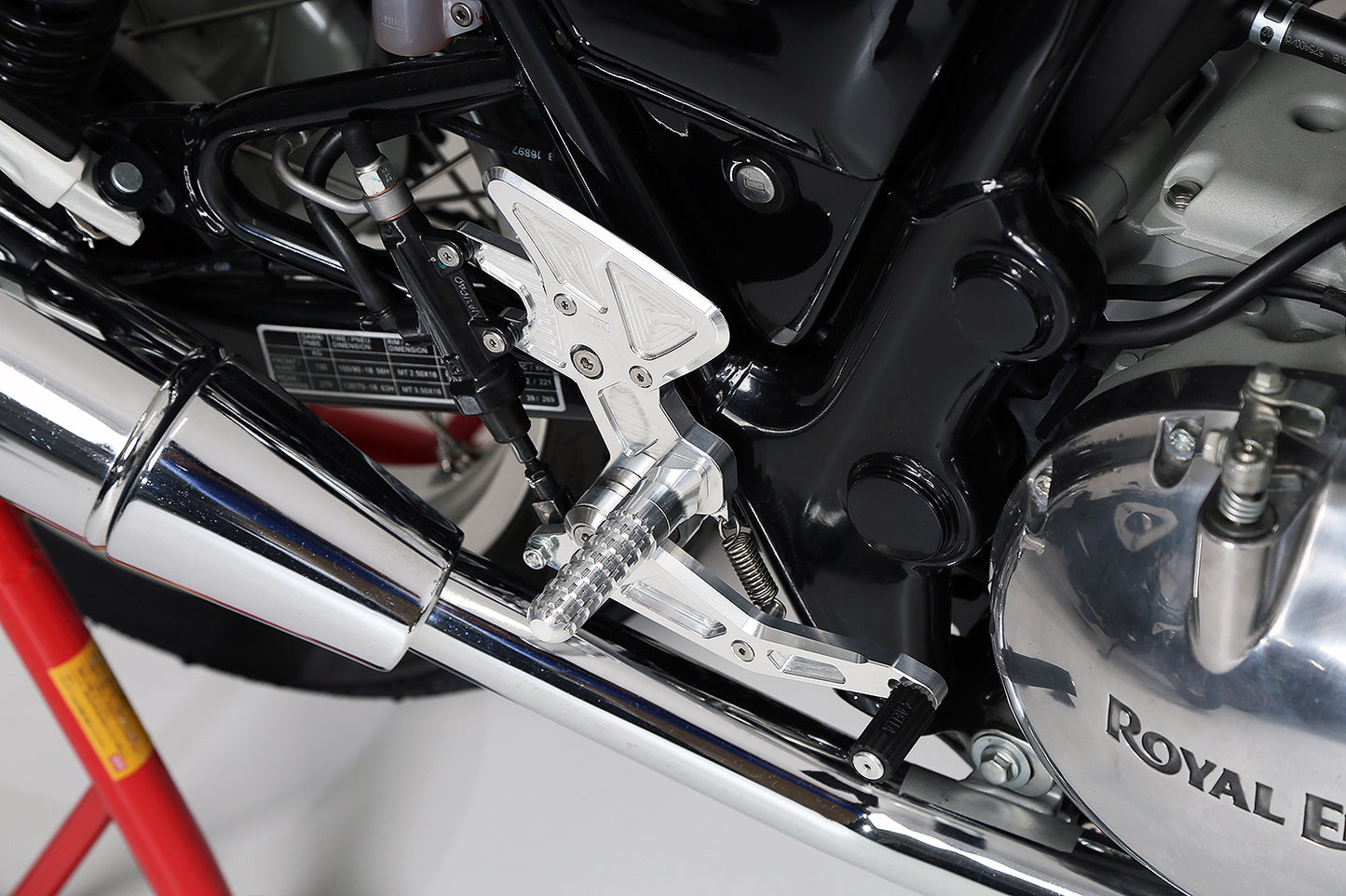 AELLA Riding Step Kit (Rearsets) for the Royal Enfield Continental 650 GT