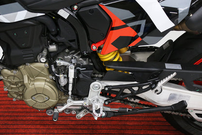 AELLA Adjustable Foot Peg Kit for Ducati Hypermotard 698 Mono