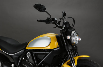 AELLA High Handlebars for the Ducati Scrambler Sixty2 / 800 (15-18) -Grip Heater