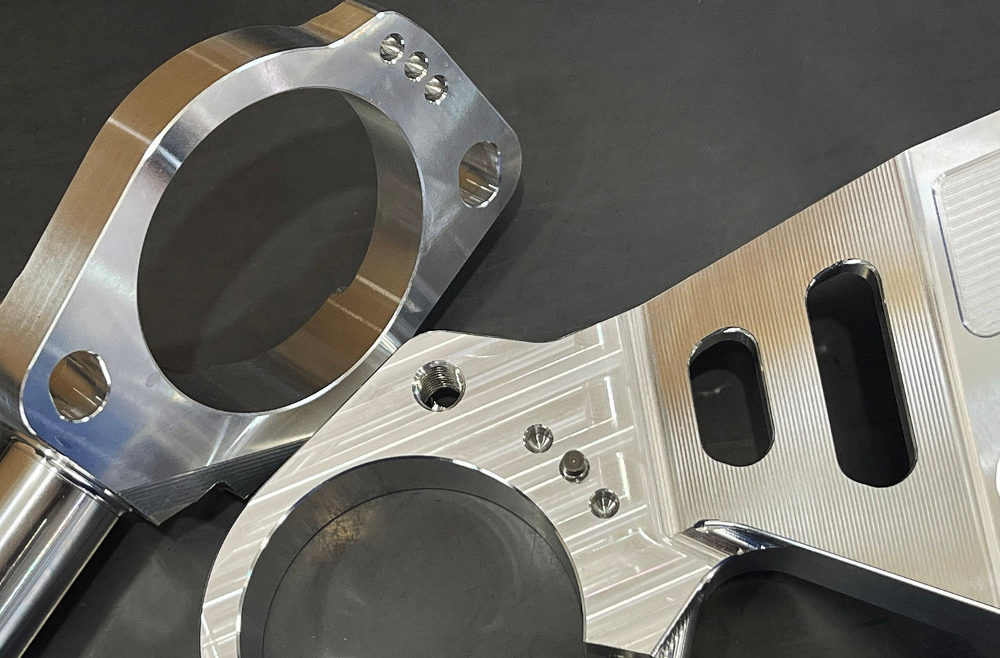 AELLA Upper Triple Clamp and Adjustable Handlebars for the Aprilia RS 660