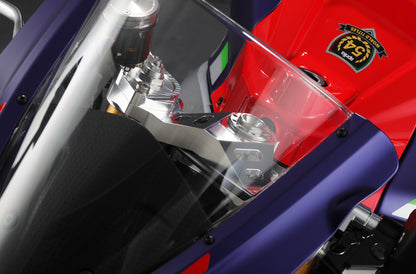 AELLA Upper Triple Clamp and Adjustable Handlebars for the Aprilia RS 660