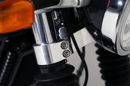 AELLA Complete Adjustable Triple Clamp and Adjustable Handlebars for the Royal Enfield Continental 650 GT