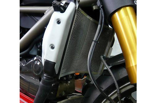 AELLA Radiator Guard Set - Upper and Lower - For Ducati Streetfighter