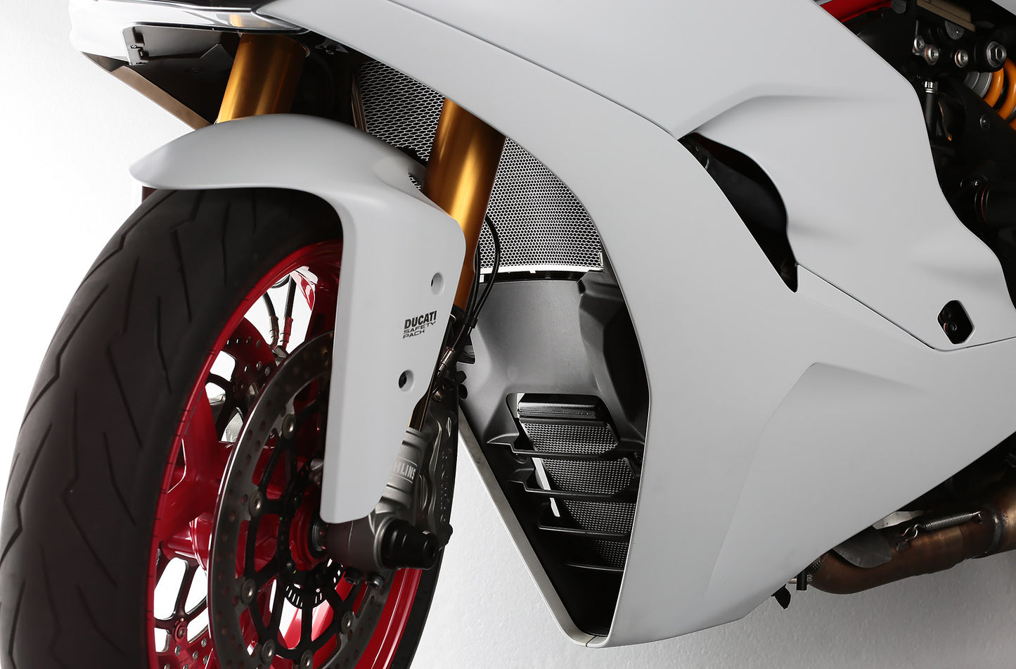 AELLA Radiator and Oil Cooler Guard Set for Ducati Supersport 939 / 950 - Stainless Steel
